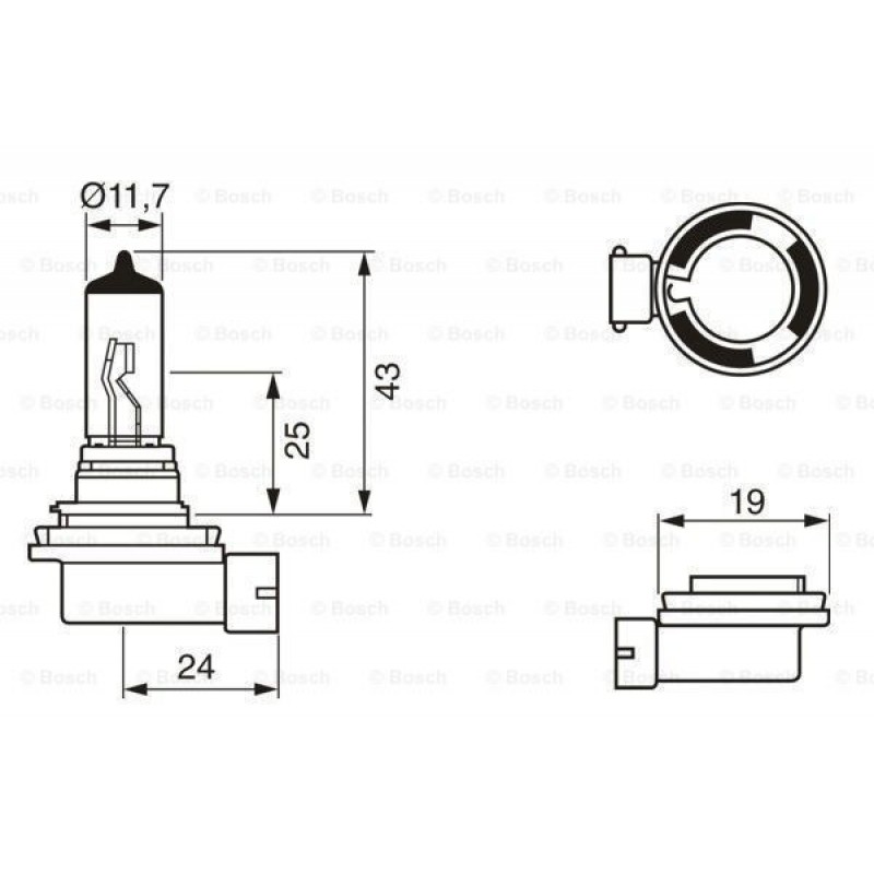 H11 TRIFA 12 VOLT PGJ19-2